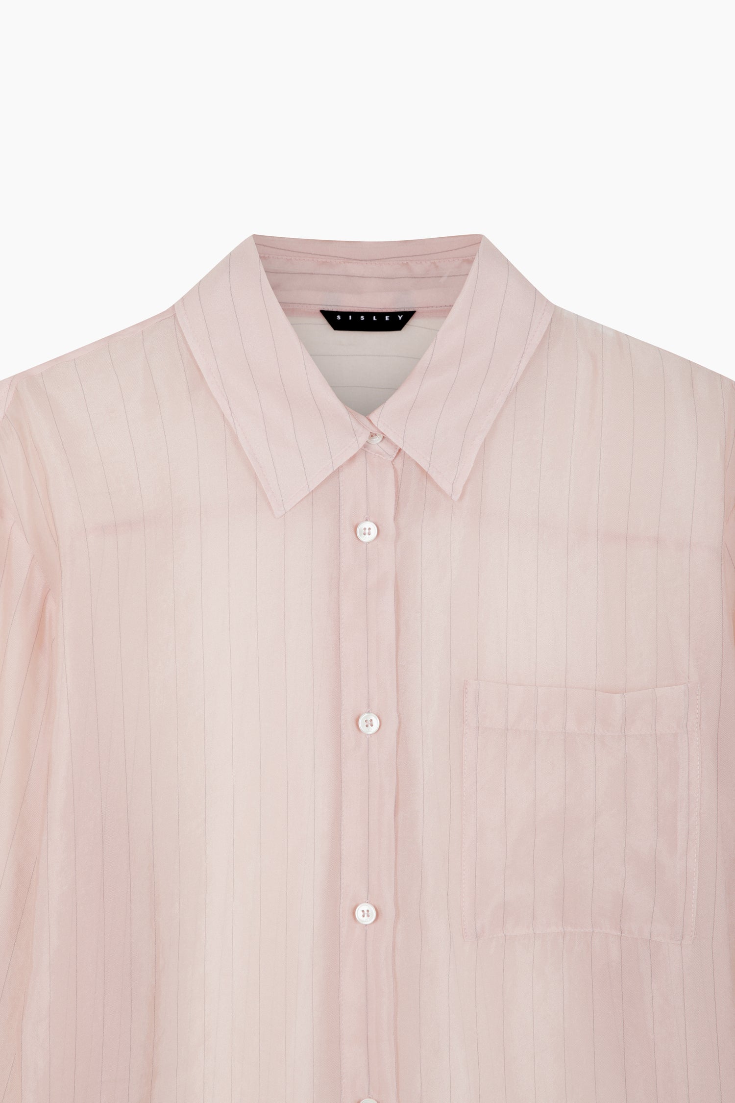 Camicia rosa semi trasparente da donna fard 3 | Sisley Outlet