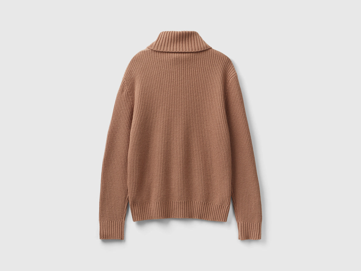 Maglione dolcevita lavorato