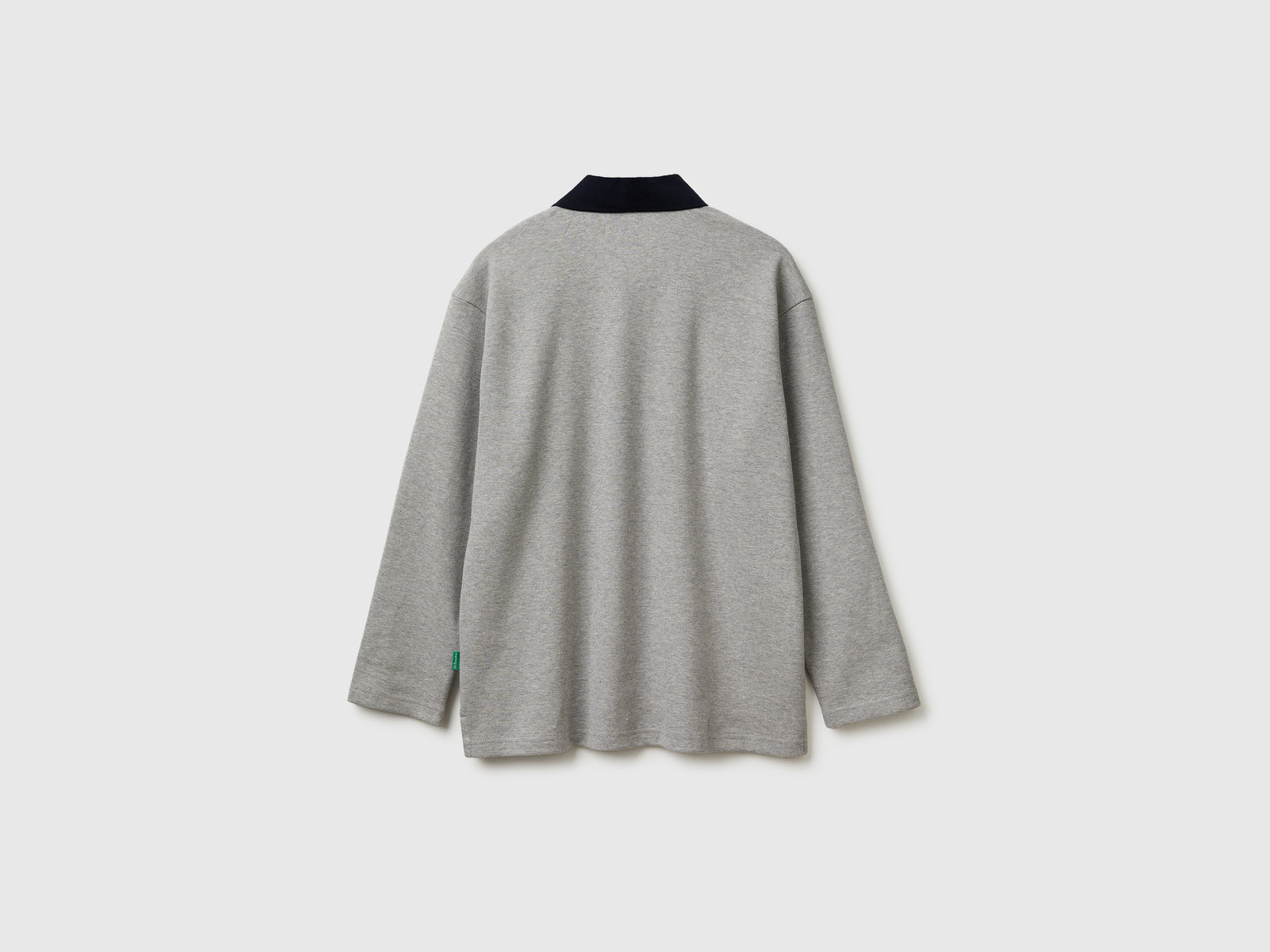 Polo Rugby in cotone da donna grigio 2 | Benetton Outlet