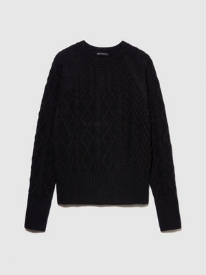 Maglia con trecce