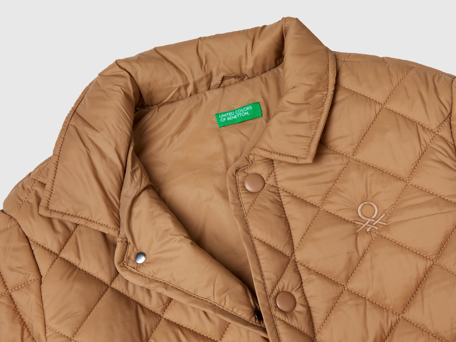 Giubbino trapuntato "Rain Defender" da bambino beige 2 | Benetton Outlet