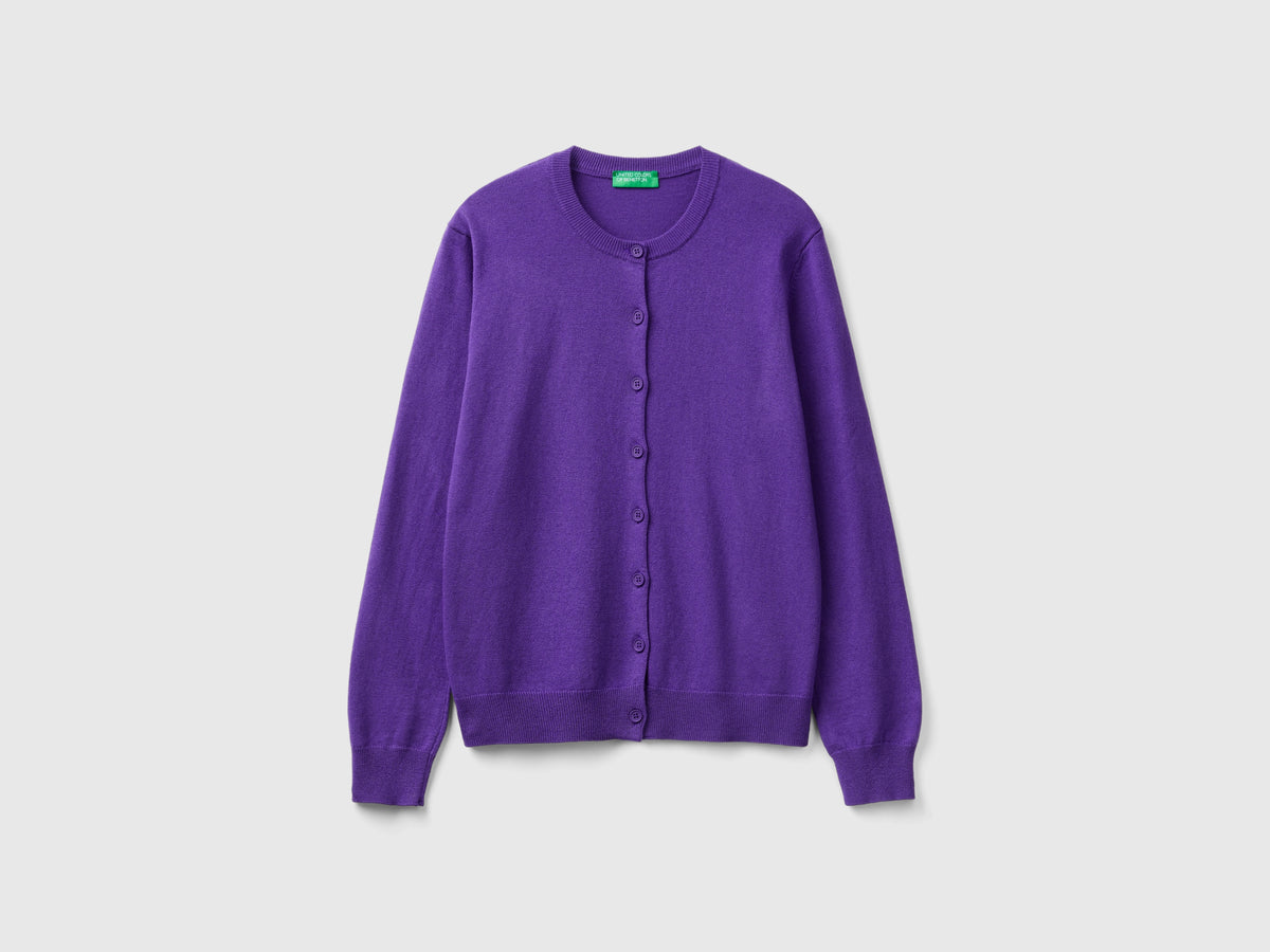 Wool and cashmere blend cardigan