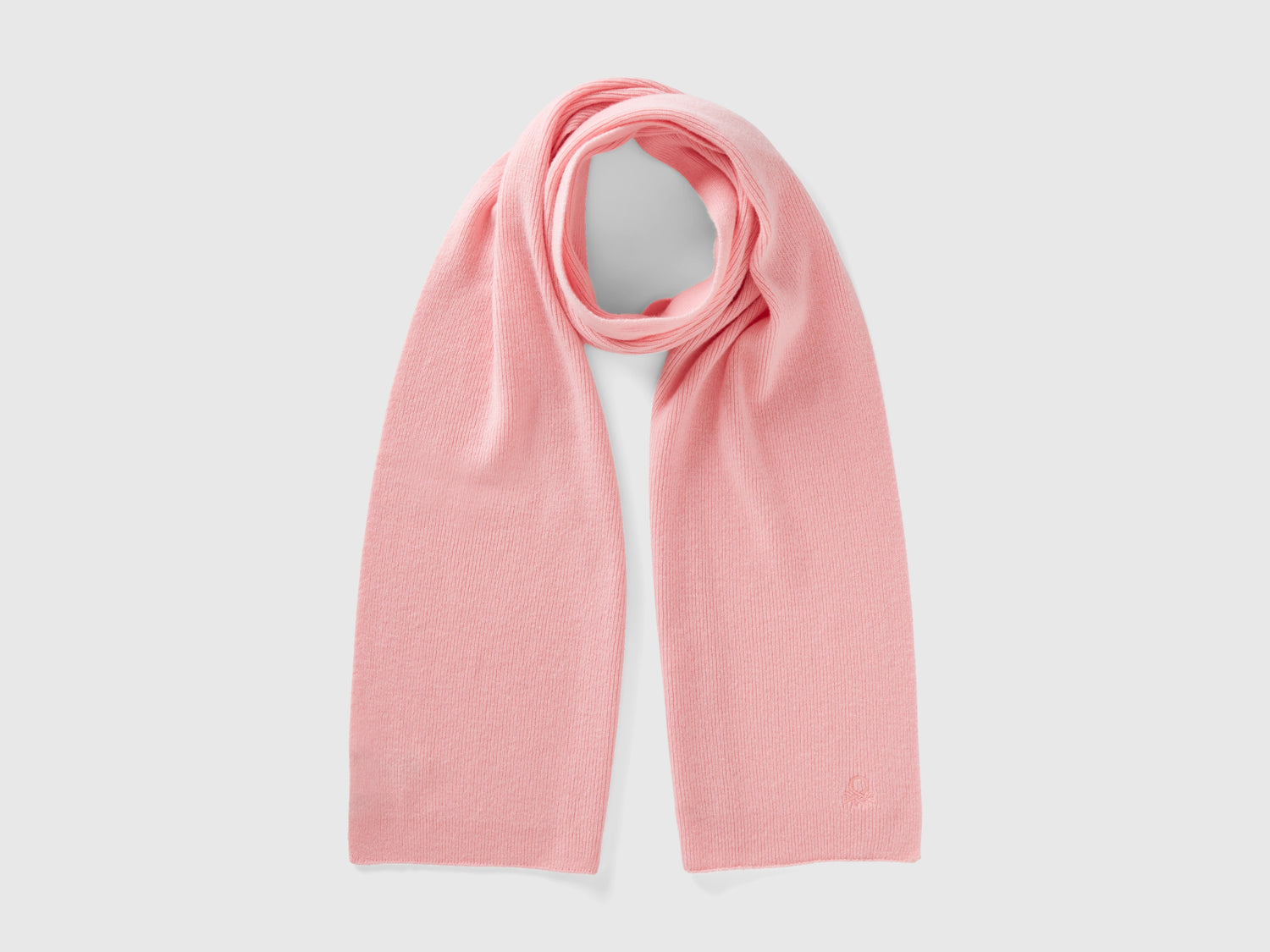 Sciarpa in misto lana da bambino rosa | Benetton Outlet