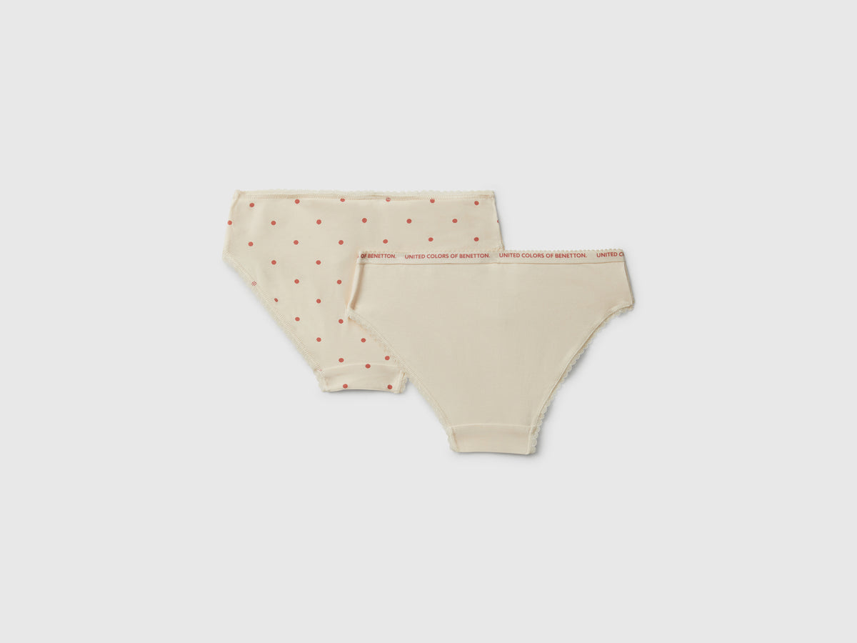 Due slip in cotone stretch
