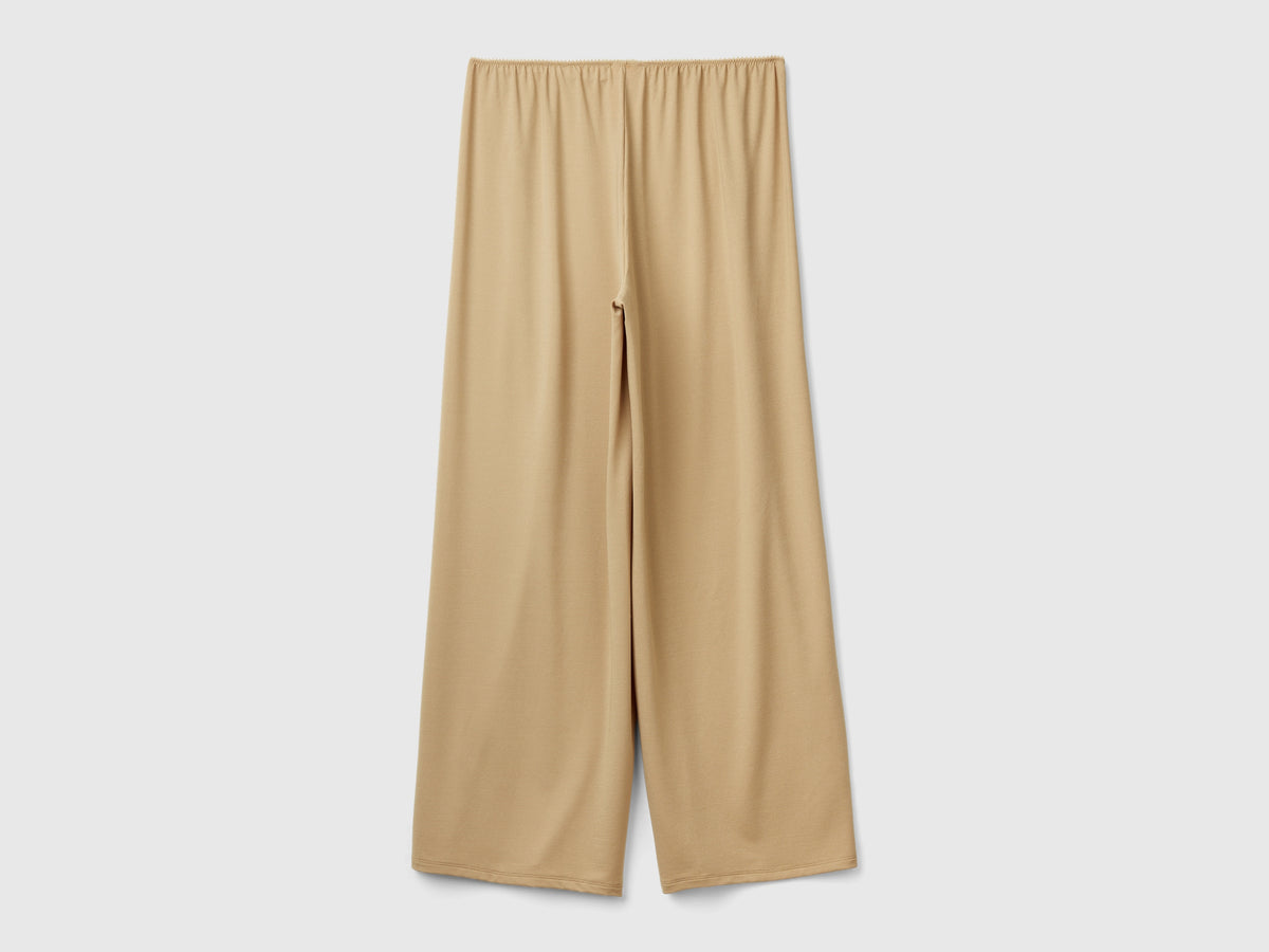 Pantaloni ampi con lurex
