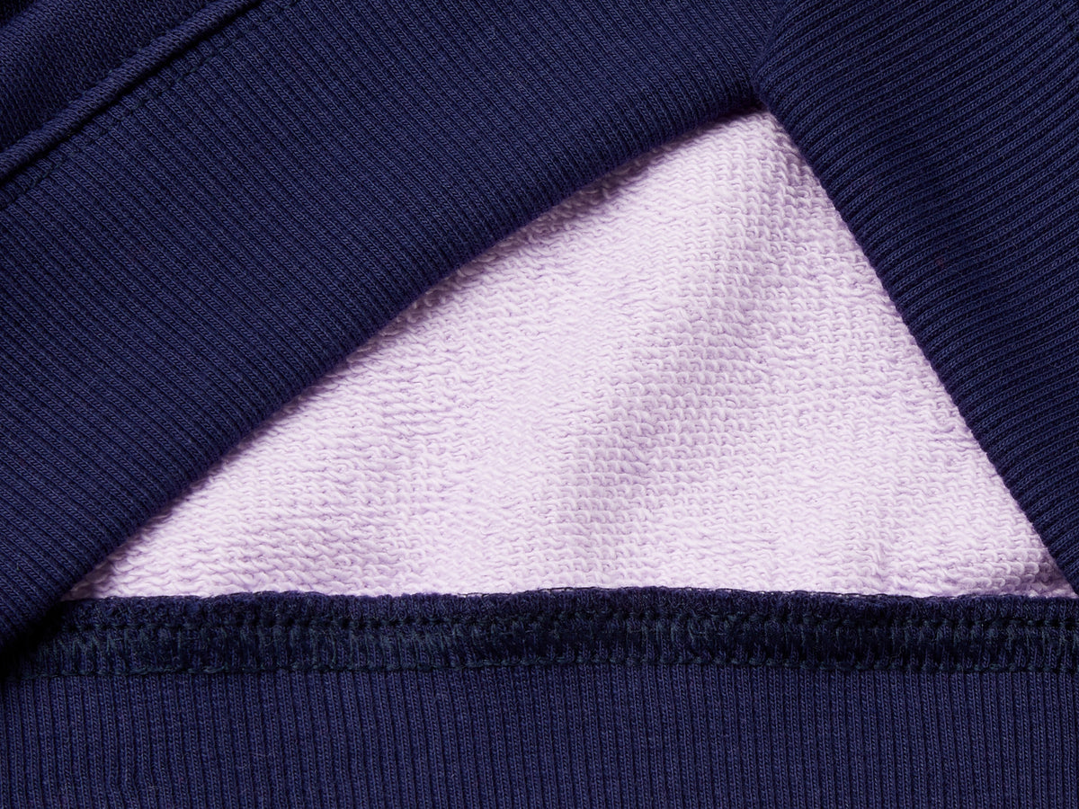 Felpa 100% cotone con logo glitter