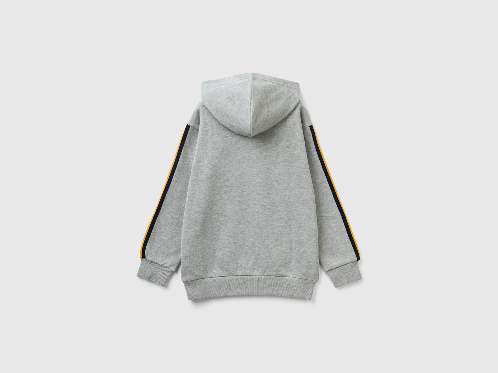 Felpa con cappuccio oversize da bambino grigio chiaro 2 | Benetton Outlet