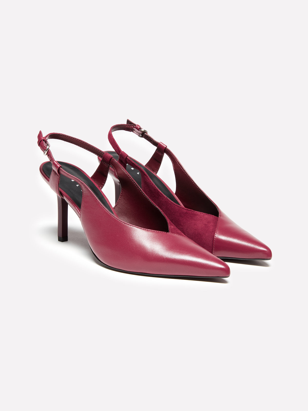 Slingback in 100% pelle