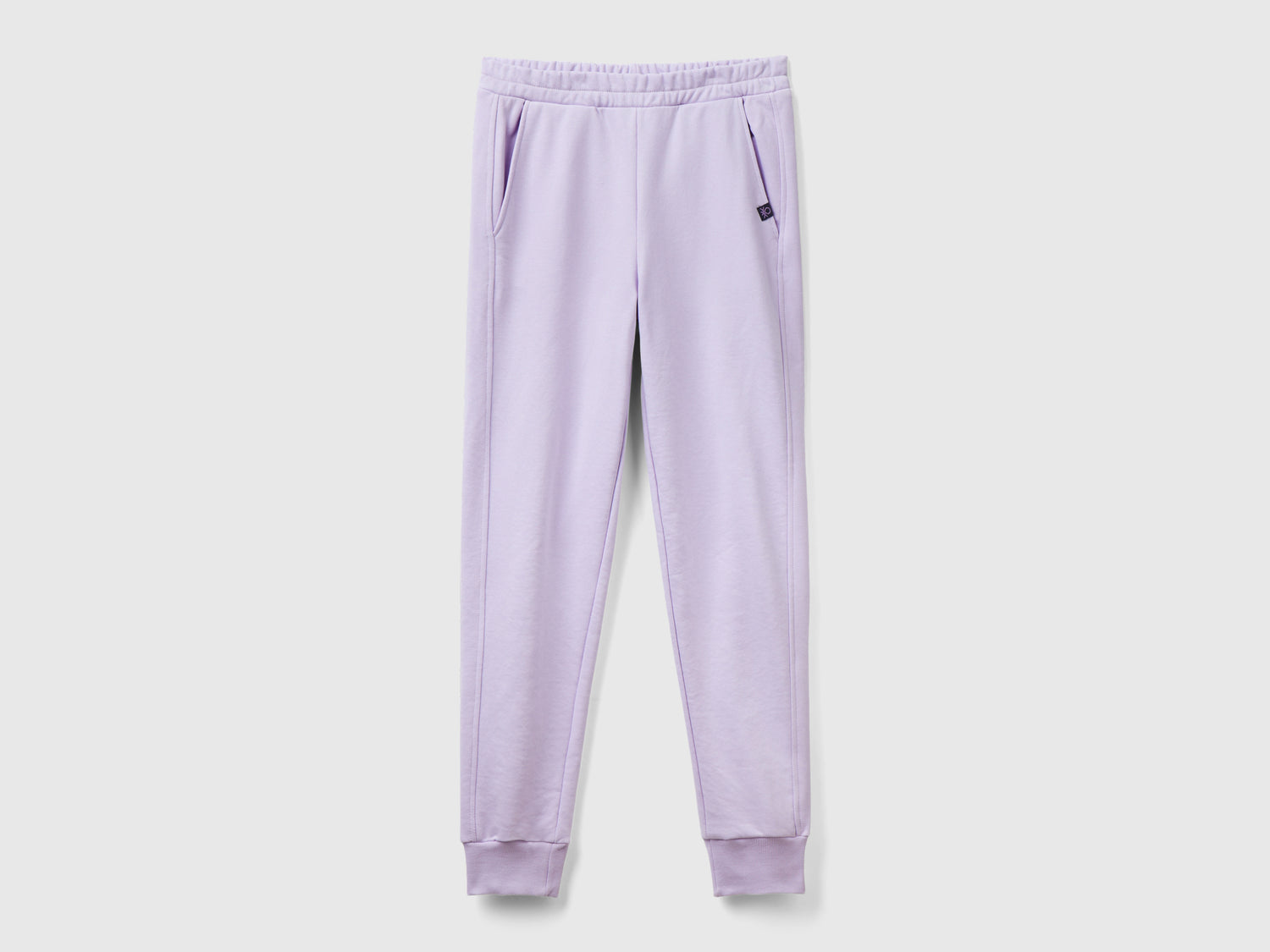 Joggers in felpa da donna lilla | Benetton Outlet