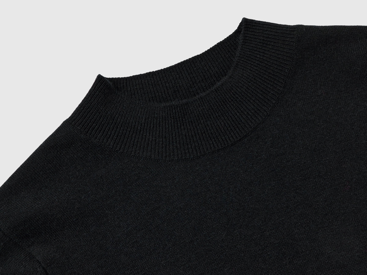 Maglia a manica corta in misto cashmere