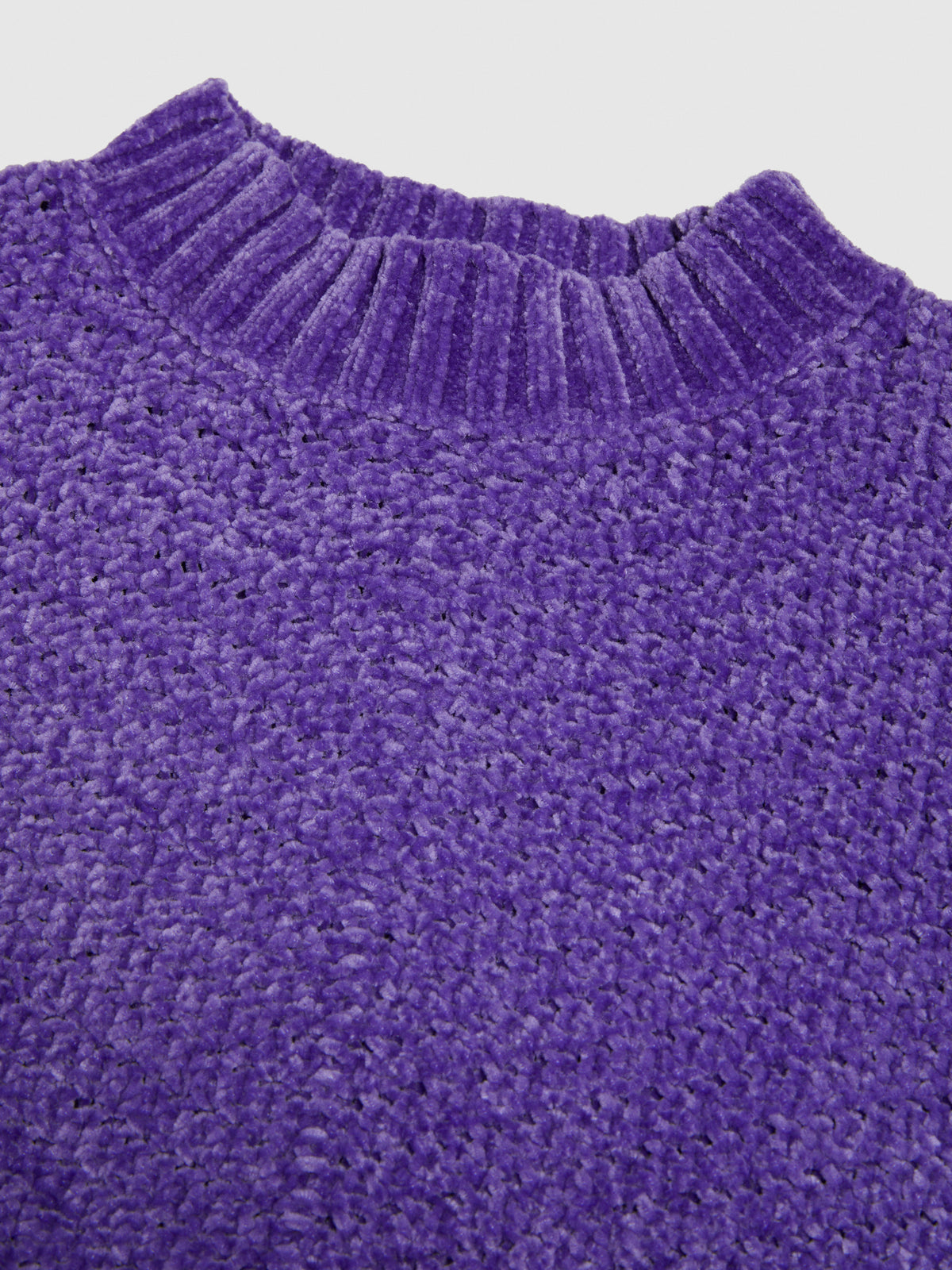 Maglia cropped in ciniglia