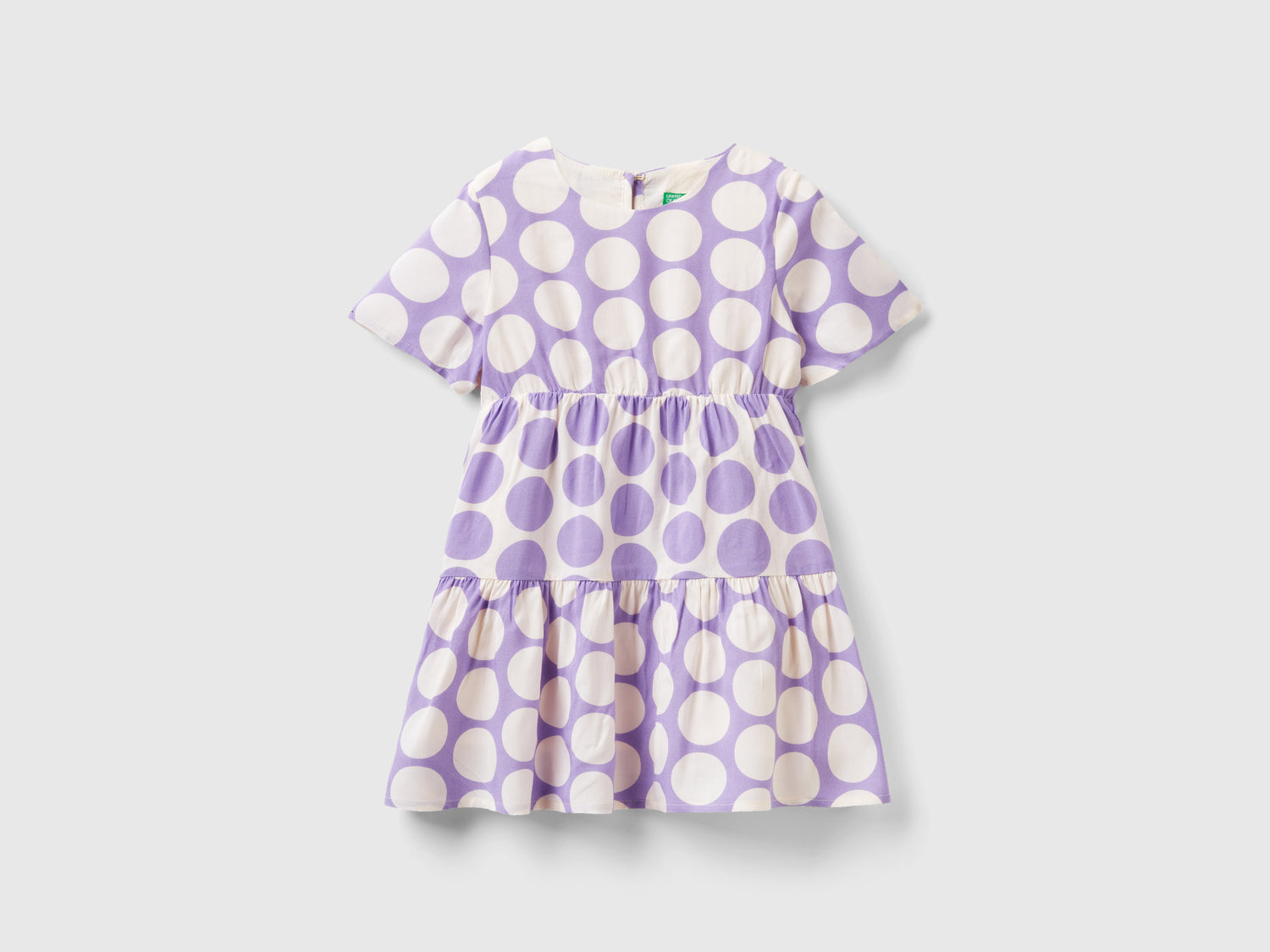 Abito fluido a pois da bimba multi-color | Benetton Outlet