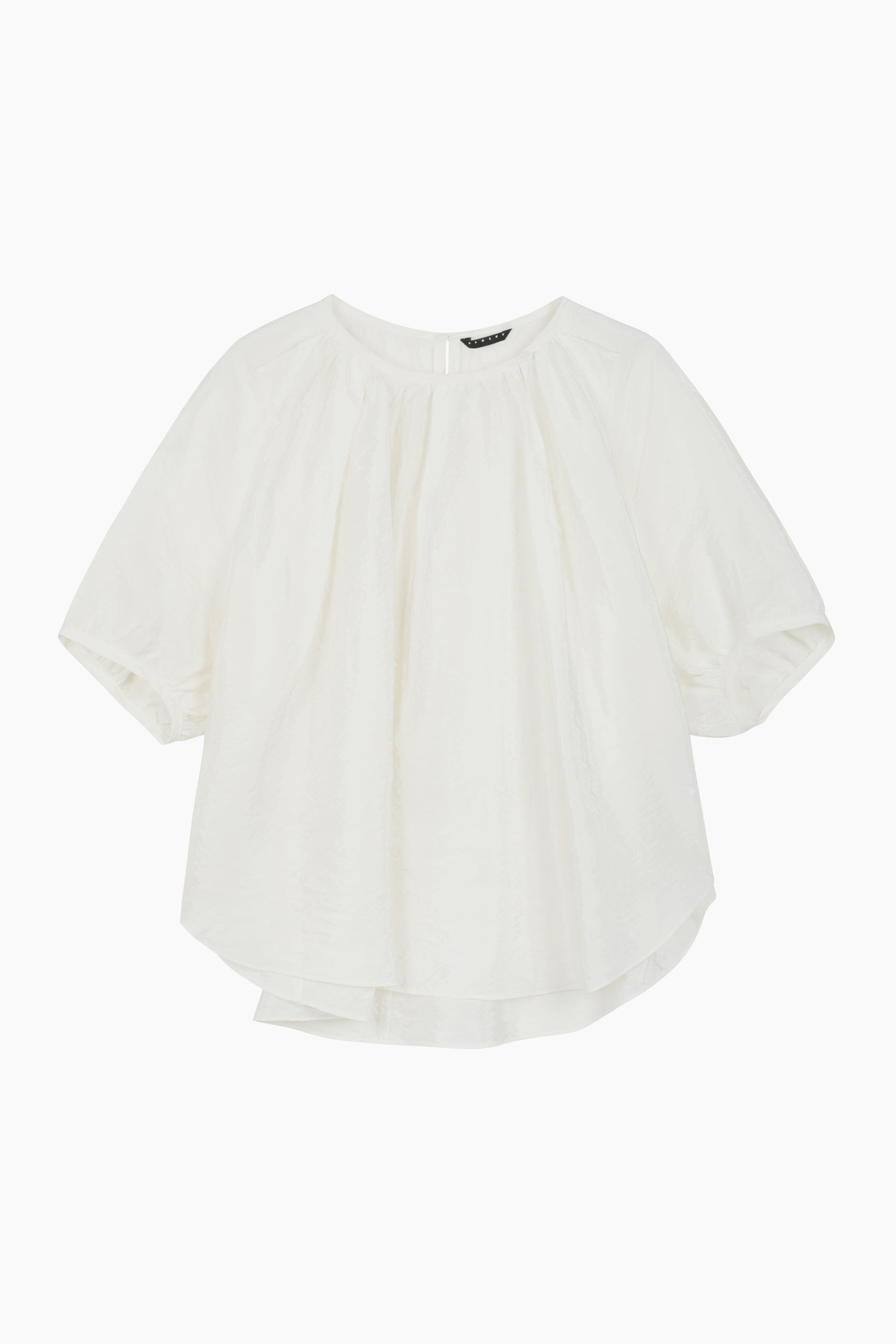 Blusa con maniche a palloncino da donna bianco | Sisley Outlet