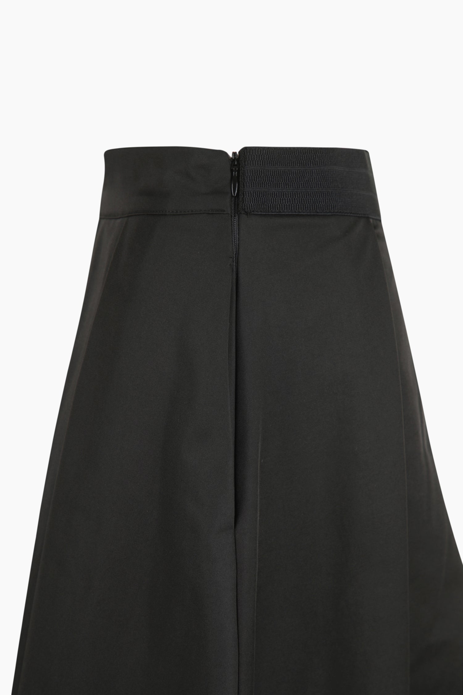 Gonna midi con pieghe da donna nero 4 | Sisley Outlet