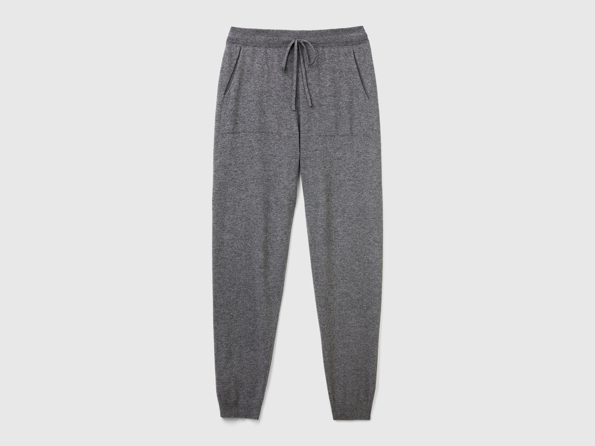 Pantalone sportivo misto cashmere