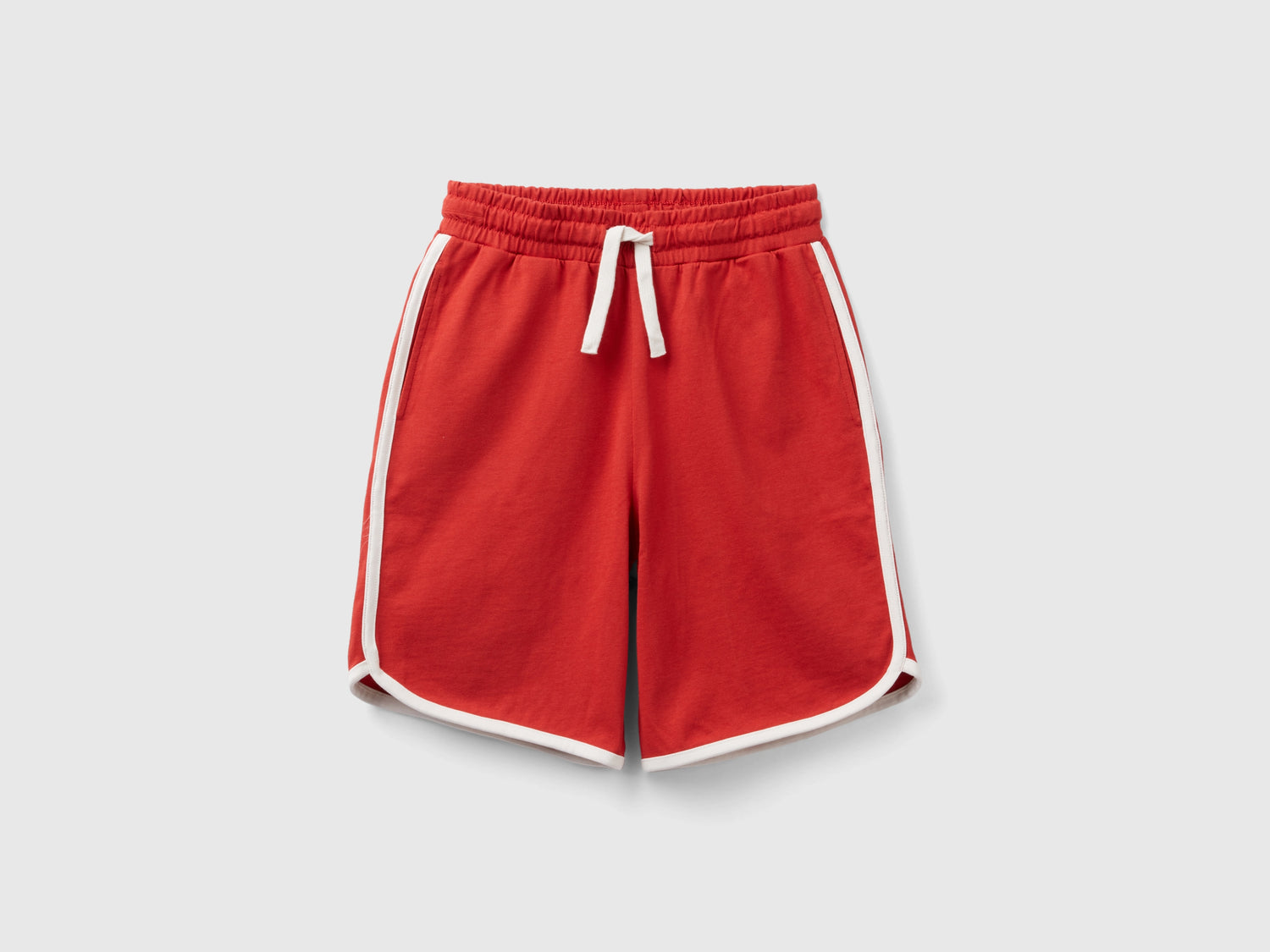 Bermuda stile basket con coulisse da bambino rosso | Benetton Outlet