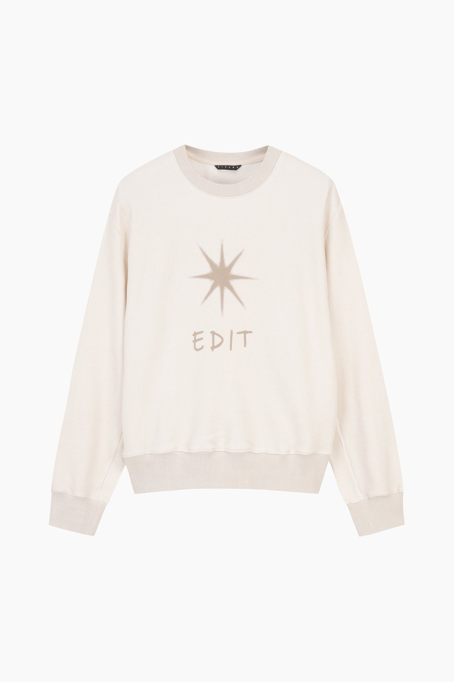 Felpa con stampa da donna bianco panna | Sisley Outlet