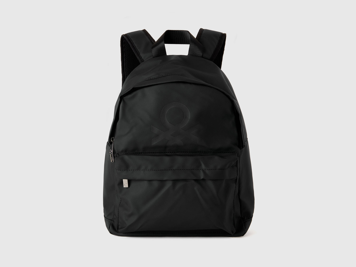 Zaino in nylon da bambino nero | Benetton Outlet