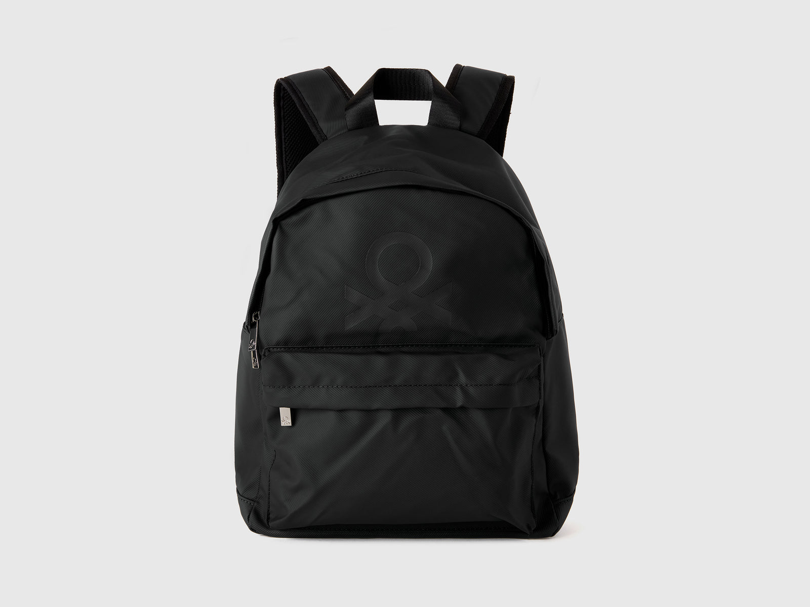 Zaino in nylon da bambino nero | Benetton Outlet