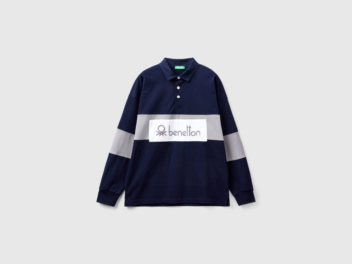 Polo rugby in cotone