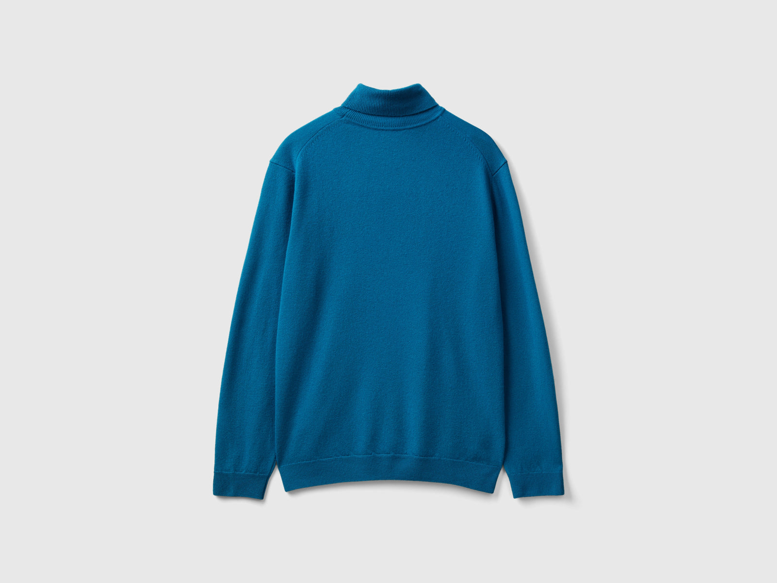 Dolcevita ottanio in pura lana Merino da uomo verde ottanio 2 | Benetton Outlet