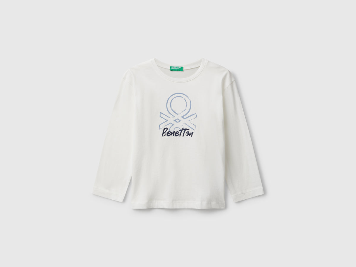 T-shirt con stampa logo