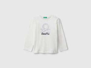 T-shirt con stampa logo