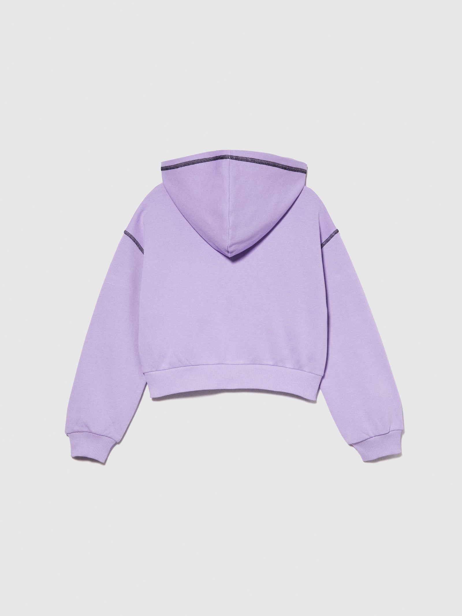 Felpa sporty con logo da bambina lilla 2 | Sisley young Outlet