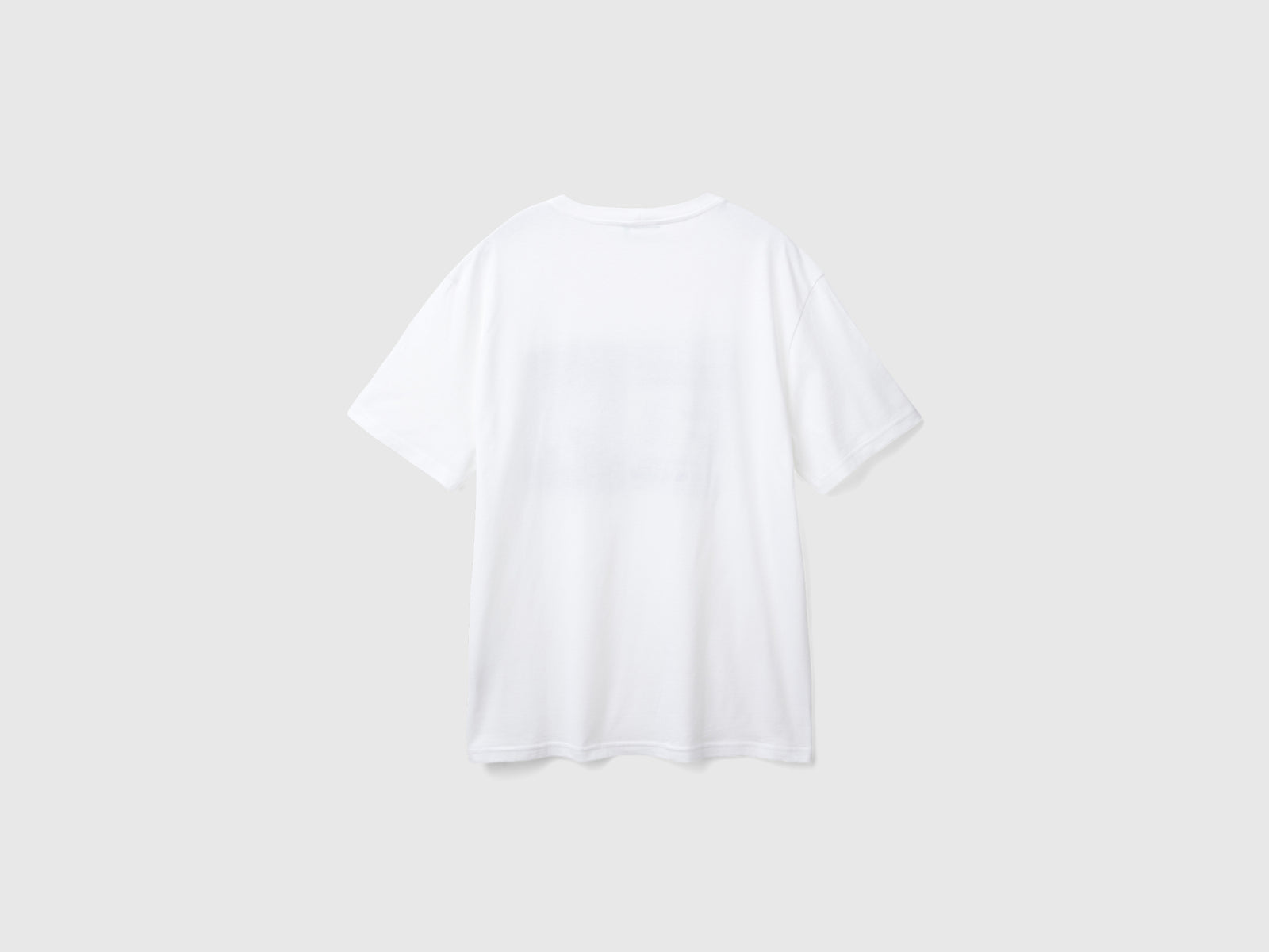 T-shirt con stampa fotografica da uomo bianco 2 | Benetton Outlet