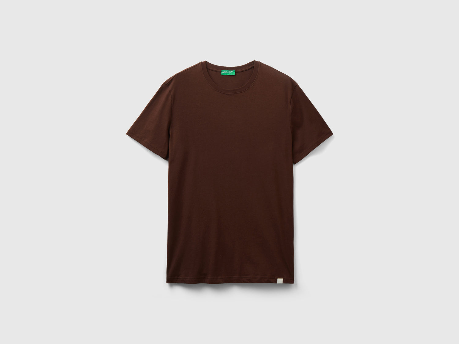 T-shirt da uomo marrone scuro | Benetton Outlet