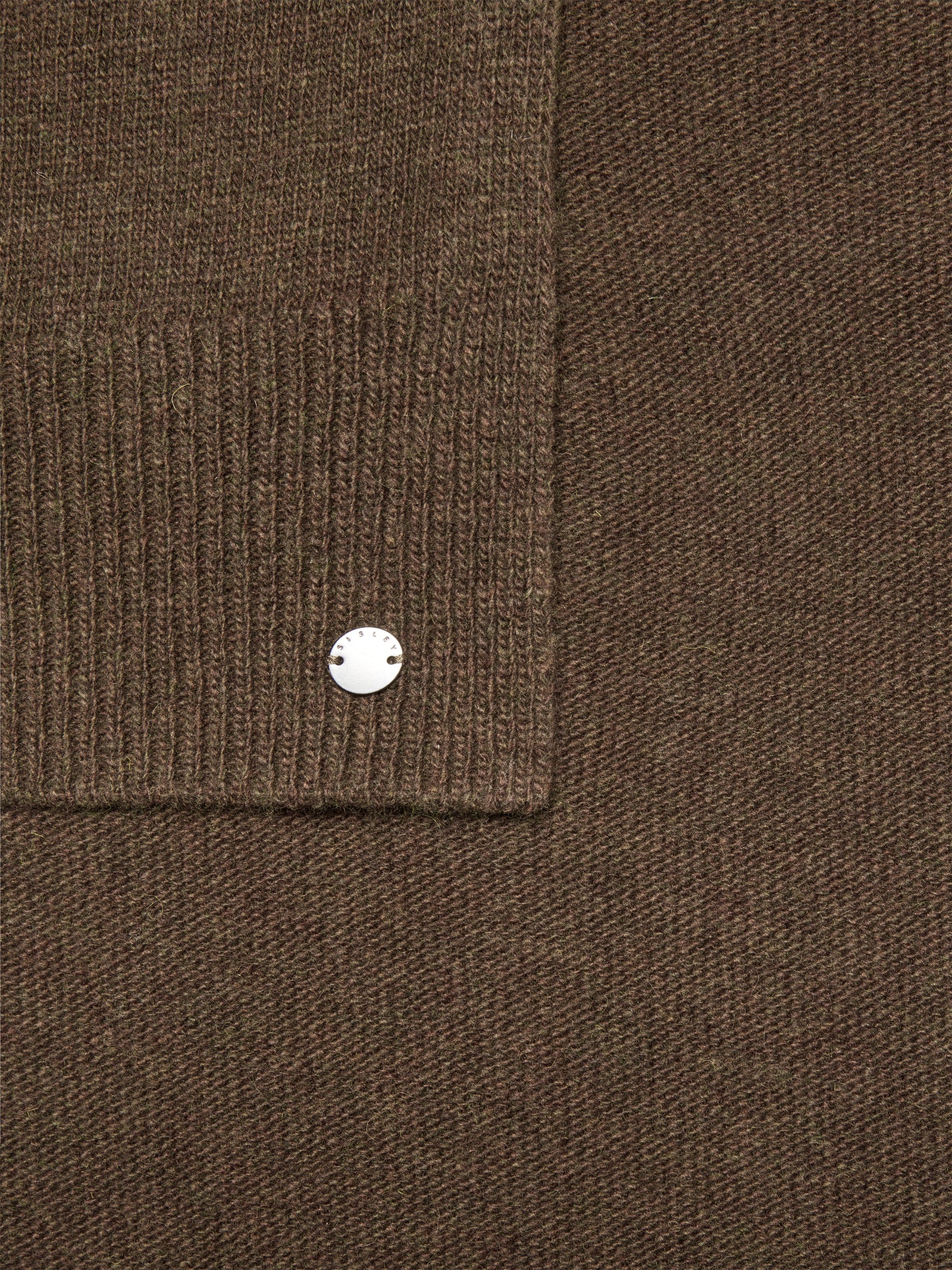 Sciarpa in maglia da uomo marrone 2 | Sisley Outlet