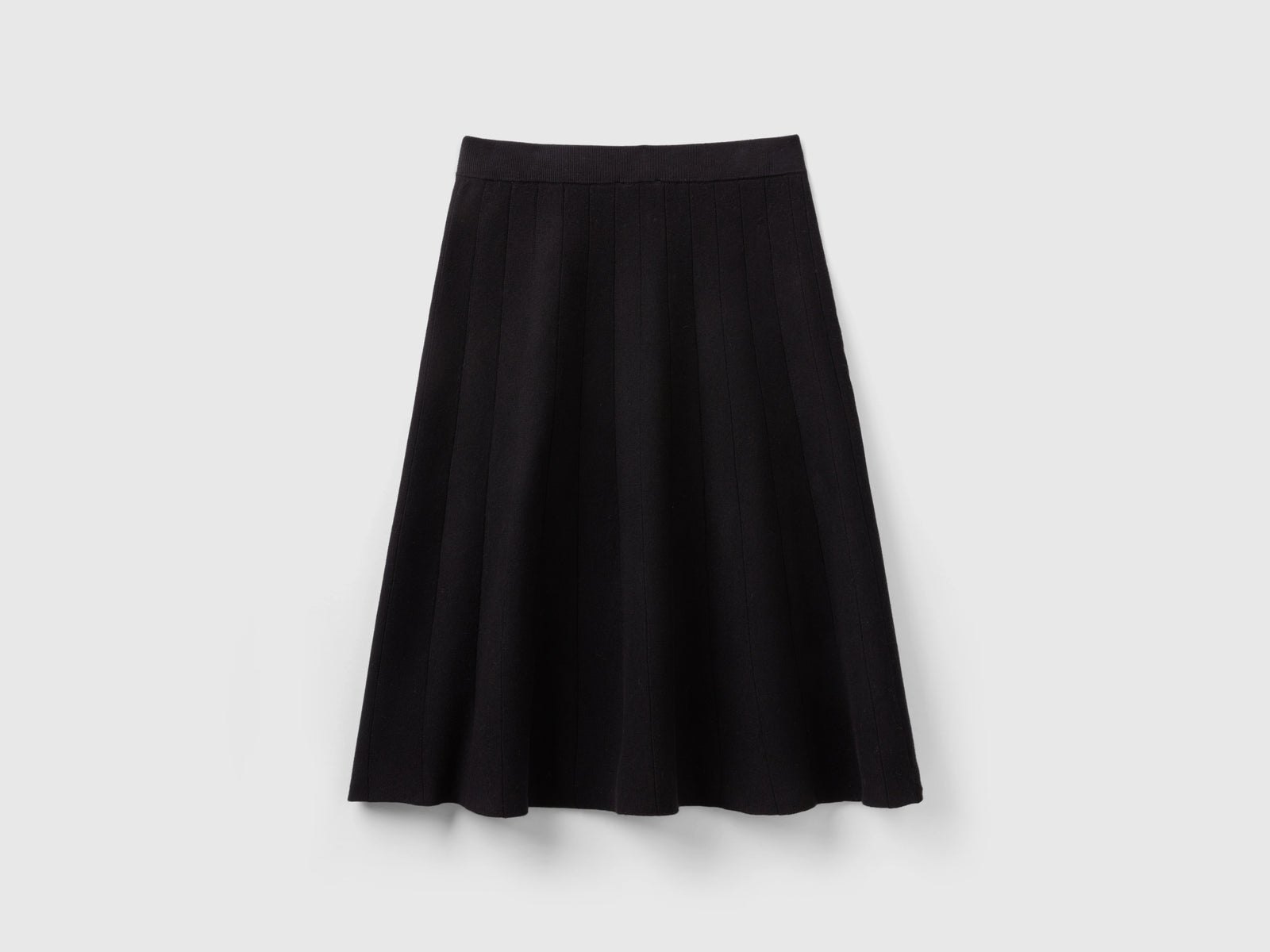 Longuette in maglia da donna nero 4 | Benetton Outlet