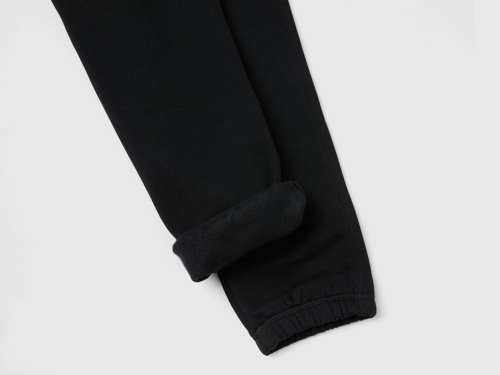 Joggers in calda felpa da bambino nero 3 | Benetton Outlet