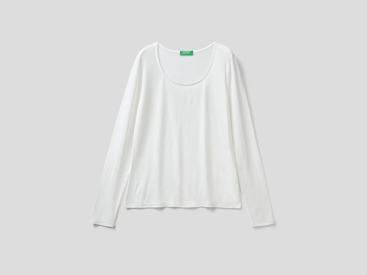 Maglietta in viscosa stretch