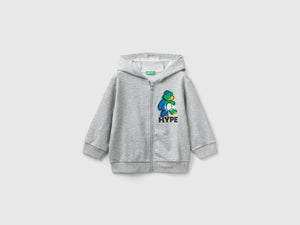 Felpa oversize con cappuccio