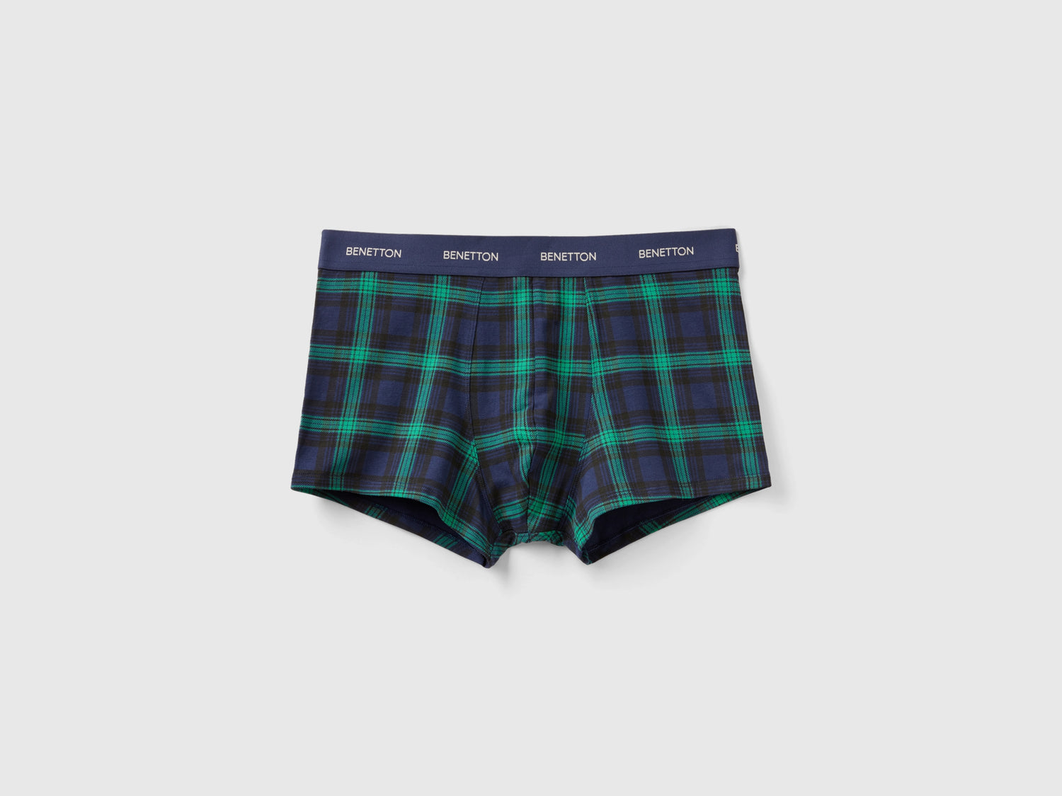 Boxer tartan e da uomo blu | Benetton Outlet