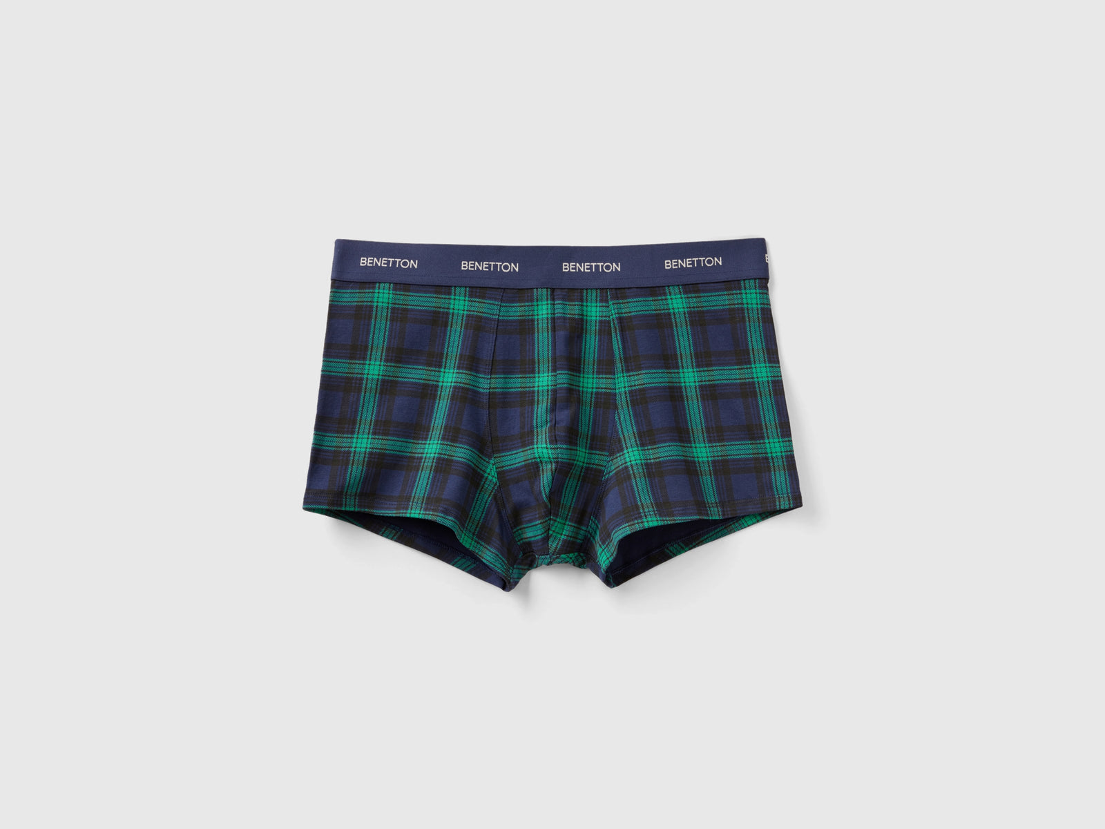 Boxer tartan e da uomo blu | Benetton Outlet