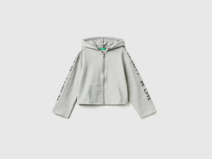 Calda felpa boxy fit con stampa