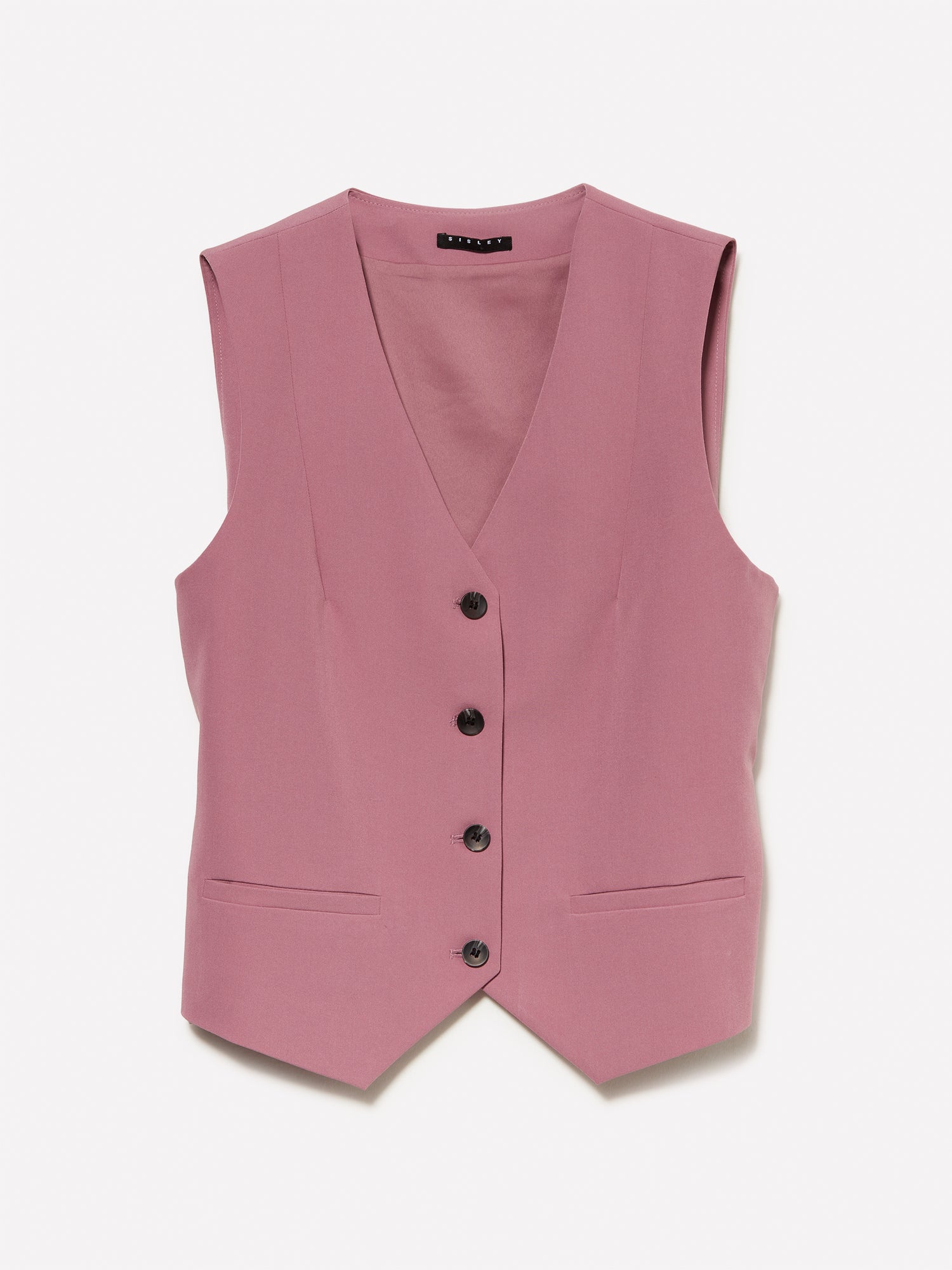 Gilet malva slim fit da donna lilla | Sisley Outlet
