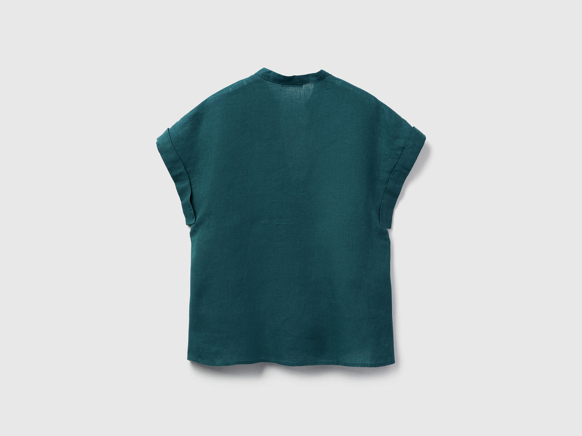 Blusa con scollo a V