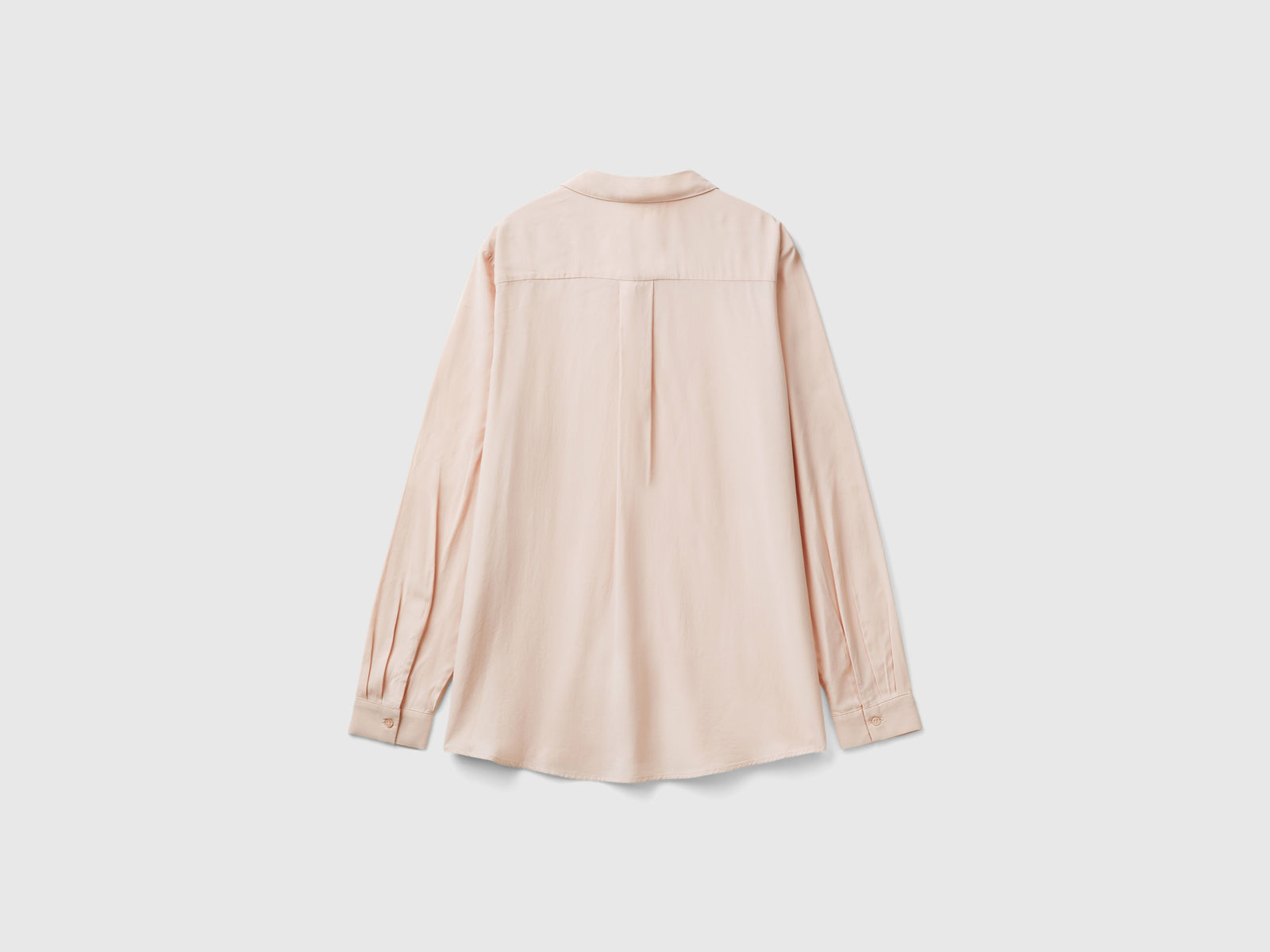 Regular fit viscose shirt da donna rosa tenue 2 | Benetton Outlet
