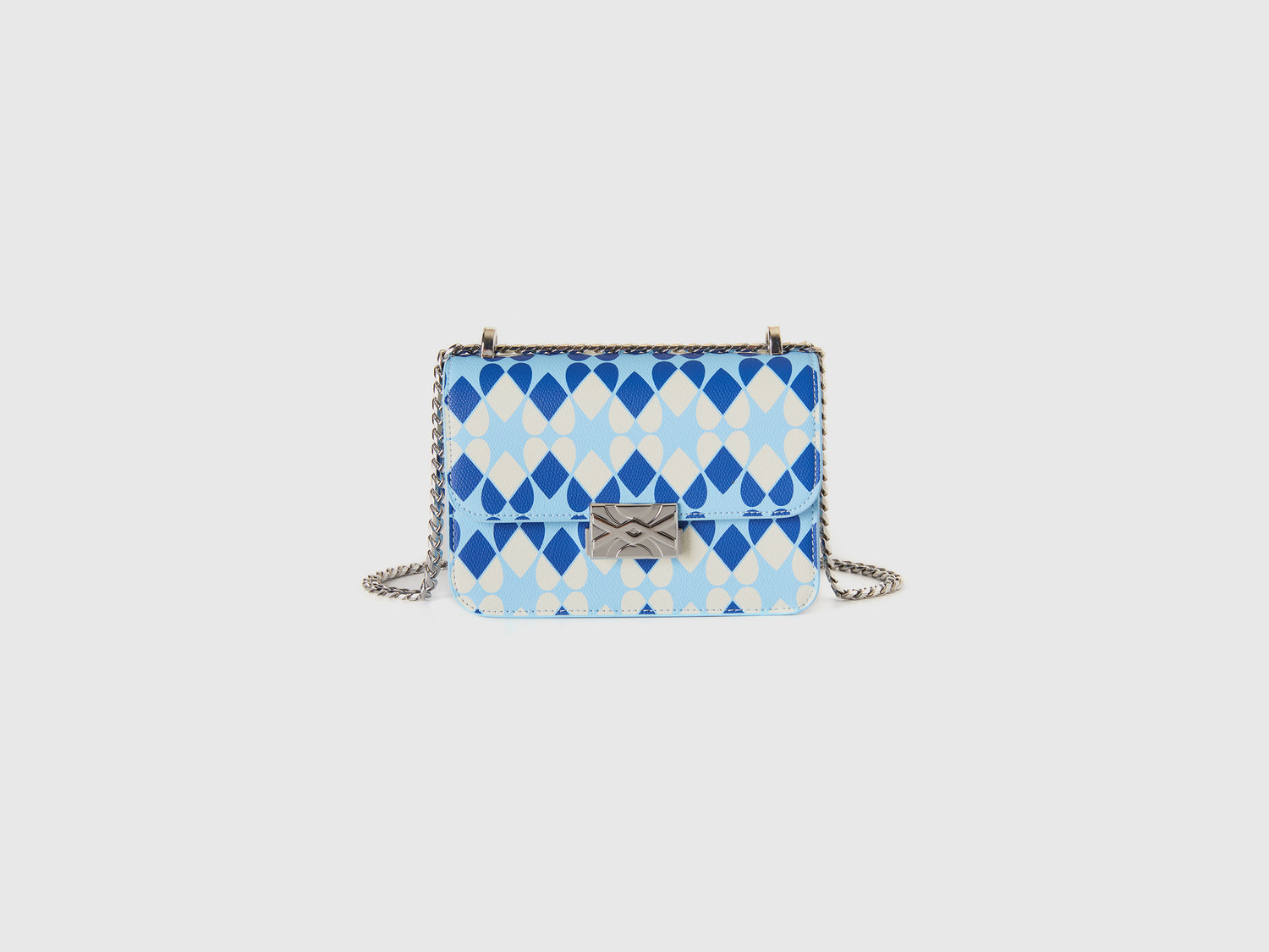 Be Bag piccola con stampa cuori da donna multi-color | Benetton Outlet