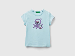 T-shirt in cotone bio con stampa
