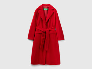 Cappotto lungo con cintura