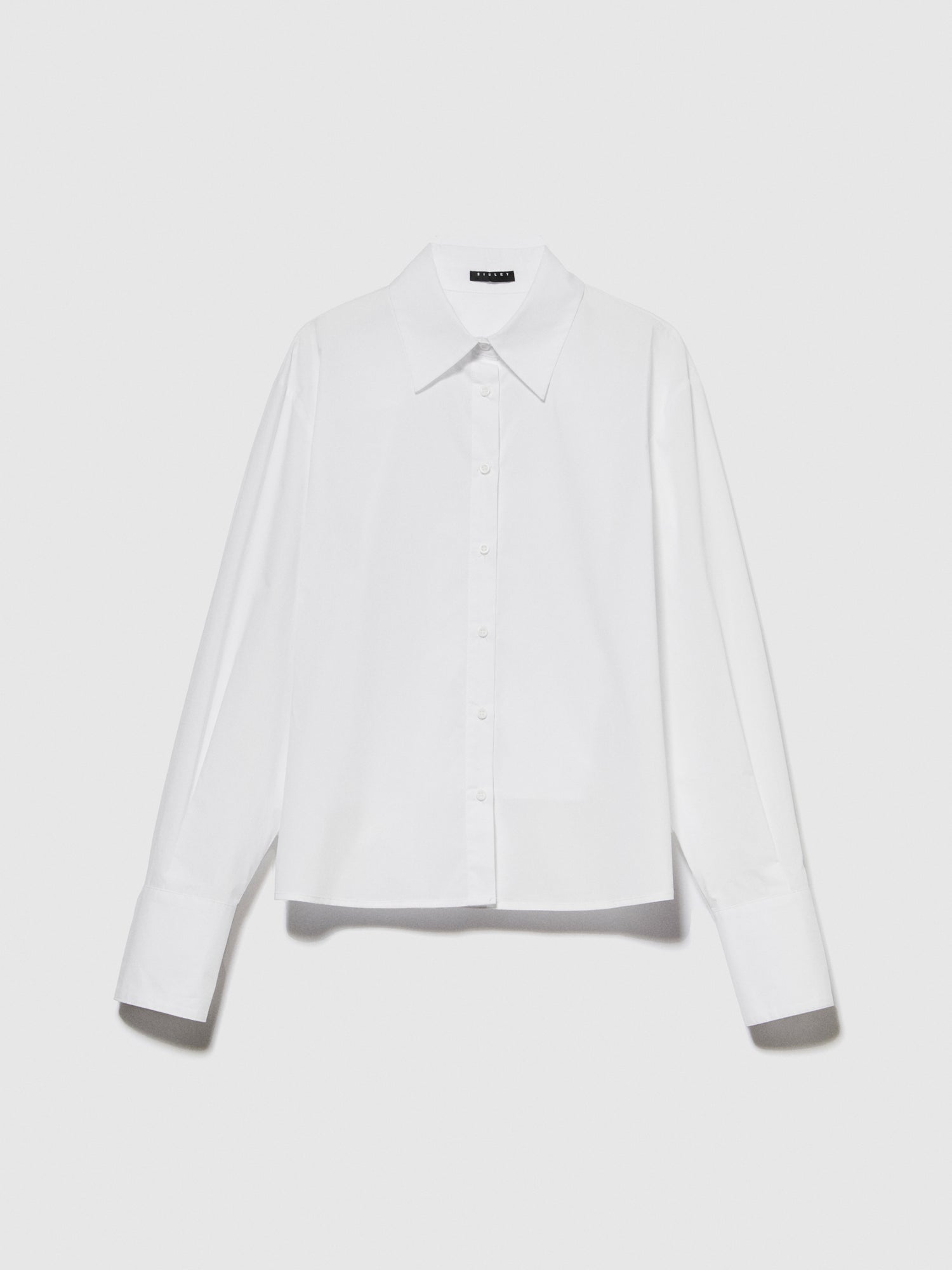 Camicia asimmetrica da donna bianco | Sisley Outlet