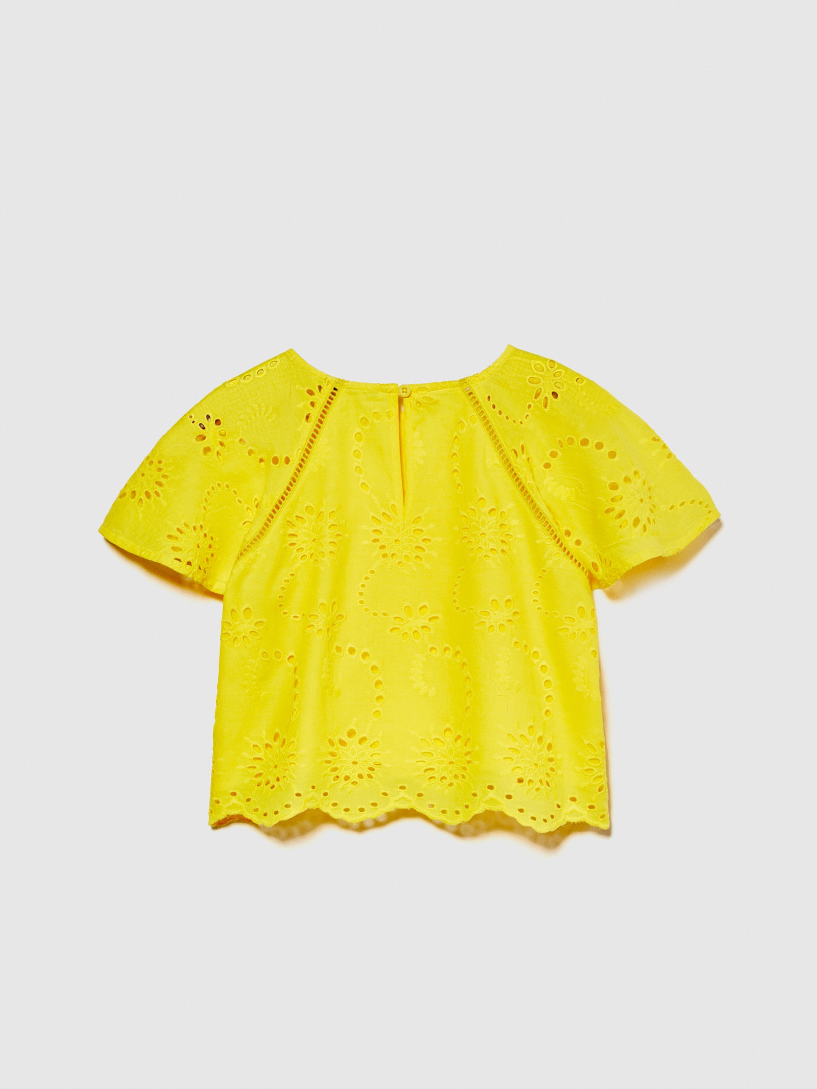 Top ricamato da bambina giallo 2 | Sisley young Outlet