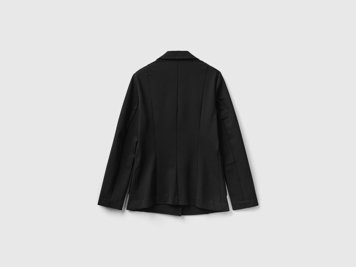 Blazer in misto viscosa stretch