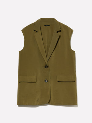 Gilet effetto stropicciato