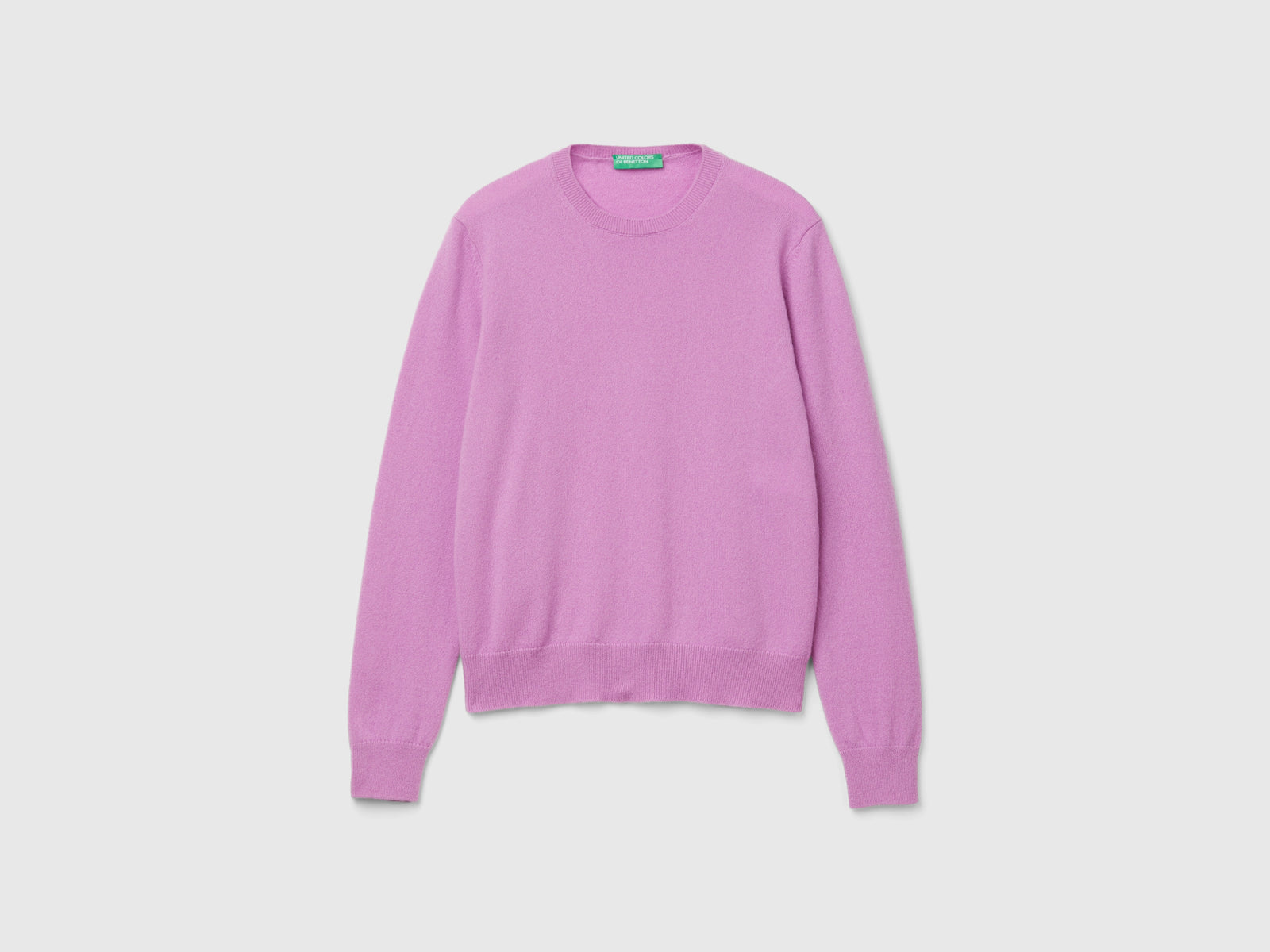 Maglioncino in puro cashmere da donna lilla | Benetton Outlet