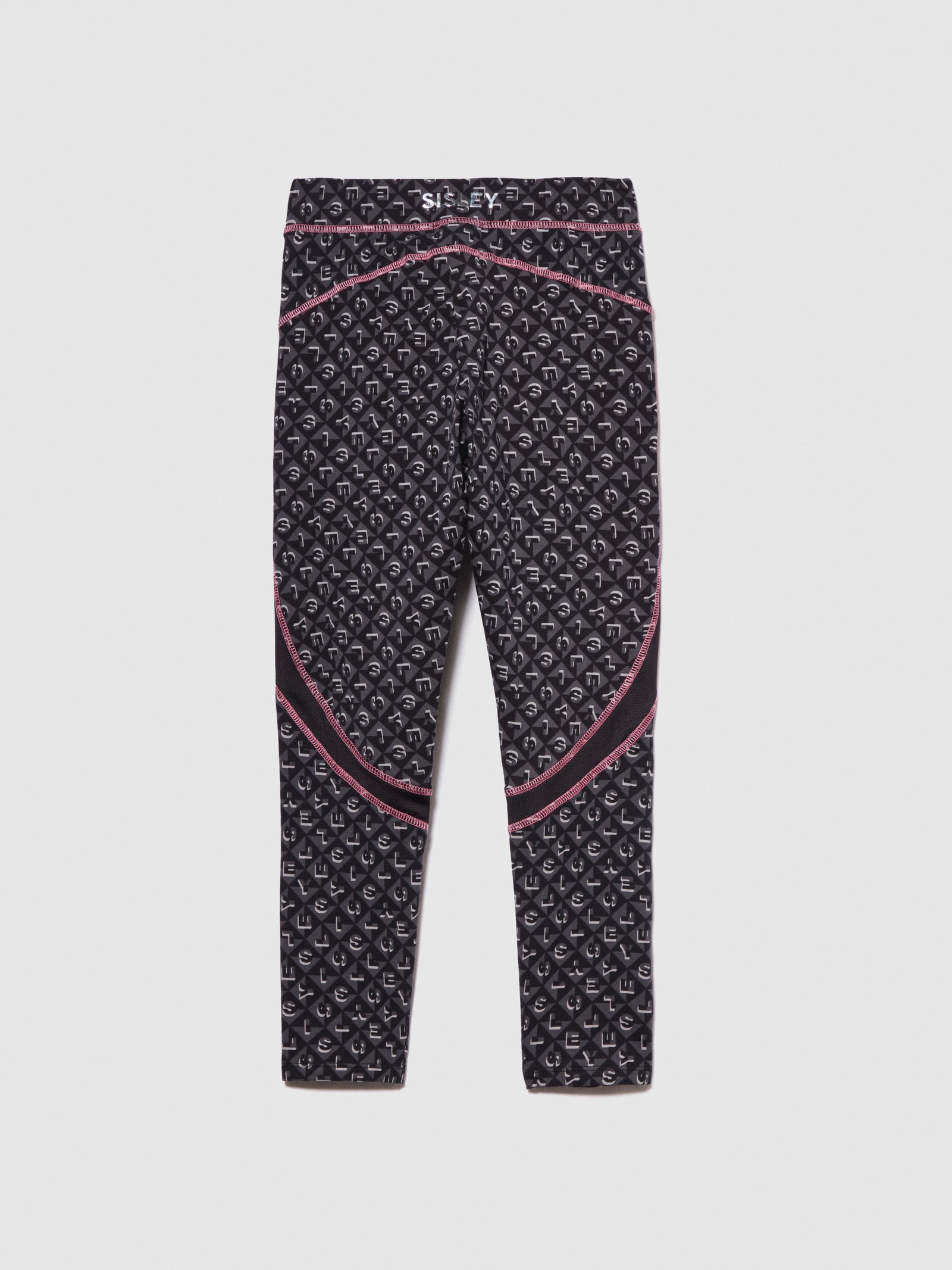 Leggings sporty con logo da bambina nero 2 | Sisley young Outlet